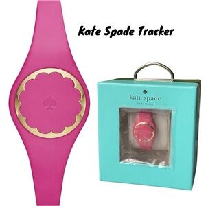 Kate Spade New In Box Pink Scallop Trim Tracker Steps,Calories,Distance,Sleep